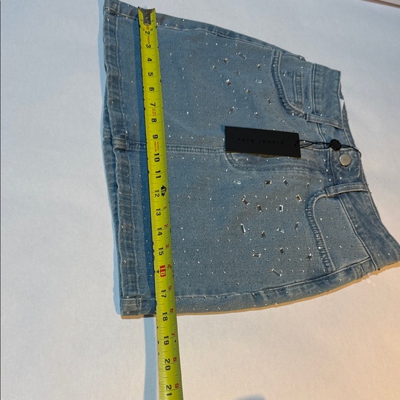Denim Embellished Skirt - Picture 4 of 5